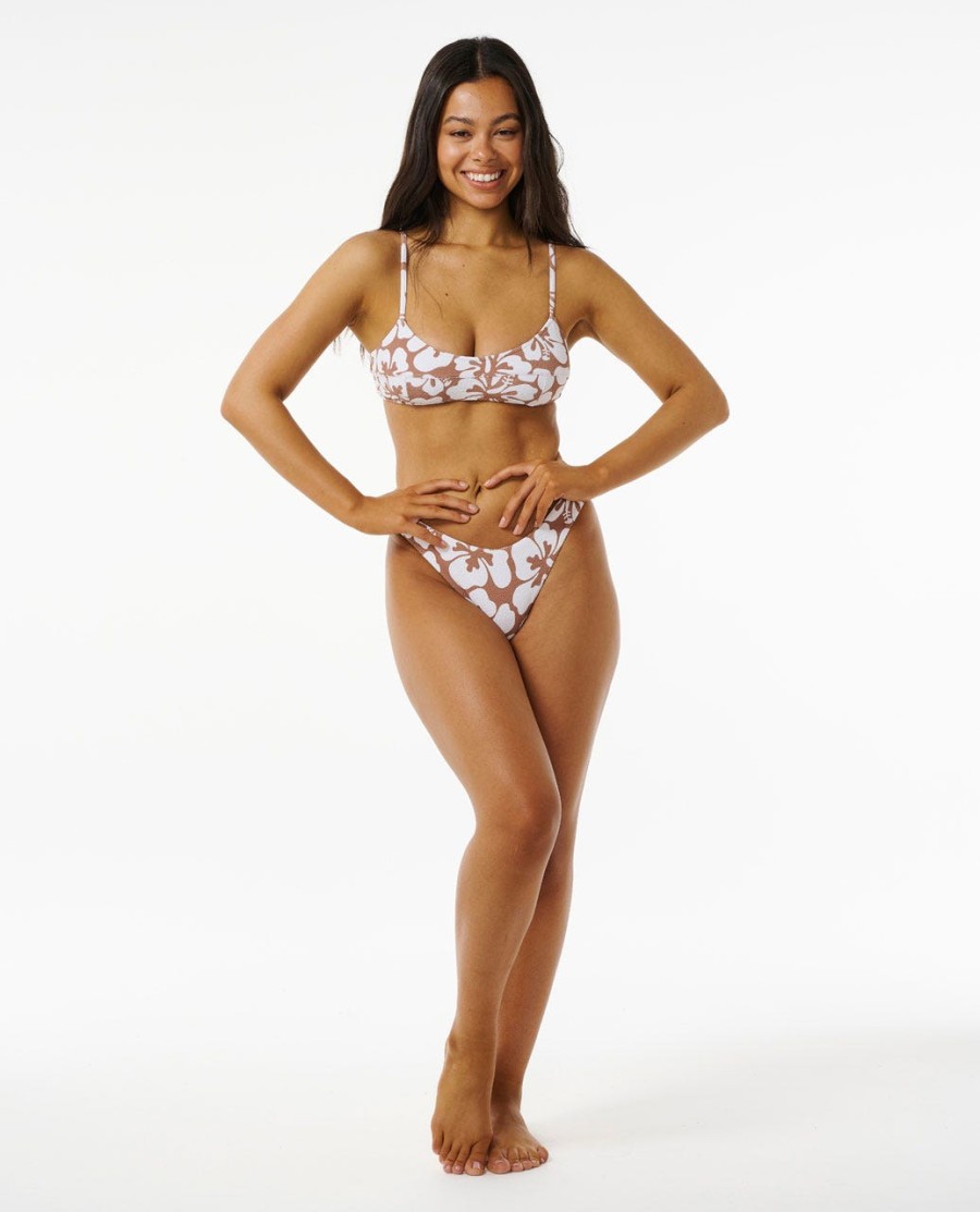 dół od bikini hibiscus heat hi cut cheeky coverage