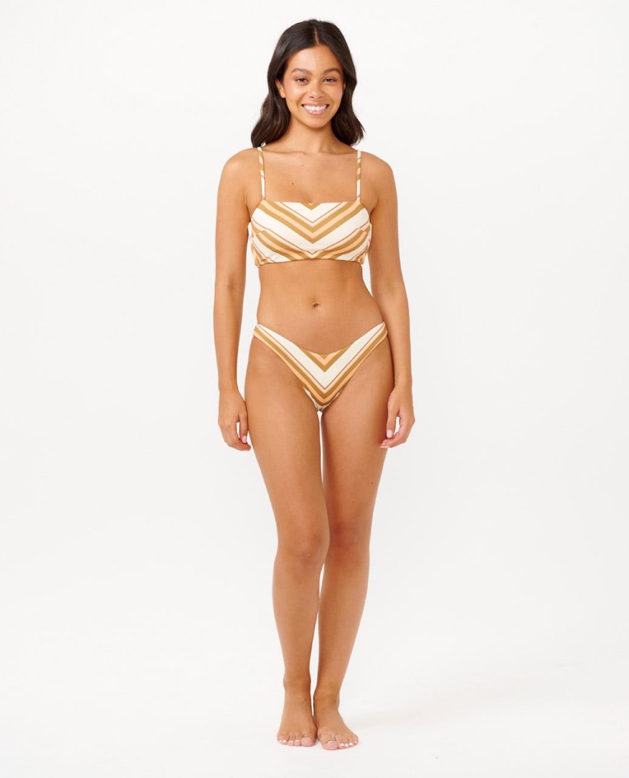 góra bikini catalina stripe bandeau