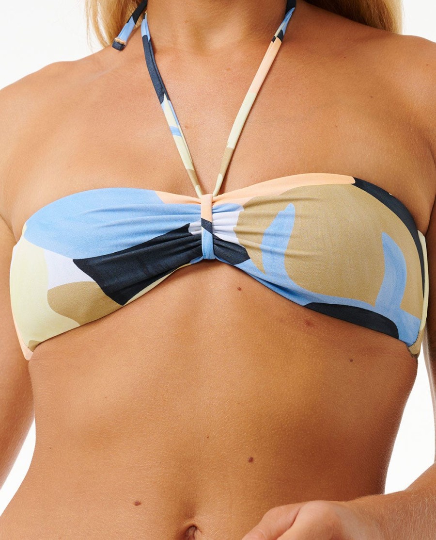 góra bikini typu bandeau high tide