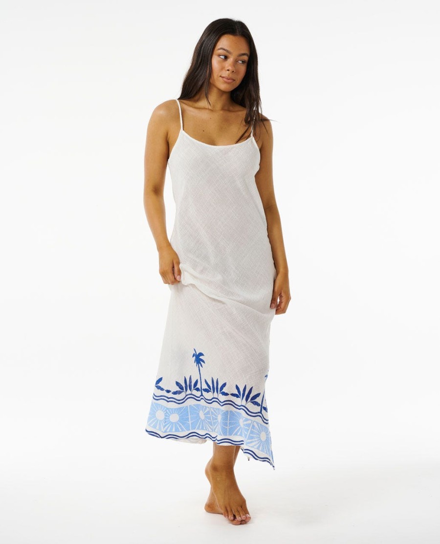 sukienka maxi z nadrukiem santorini sun