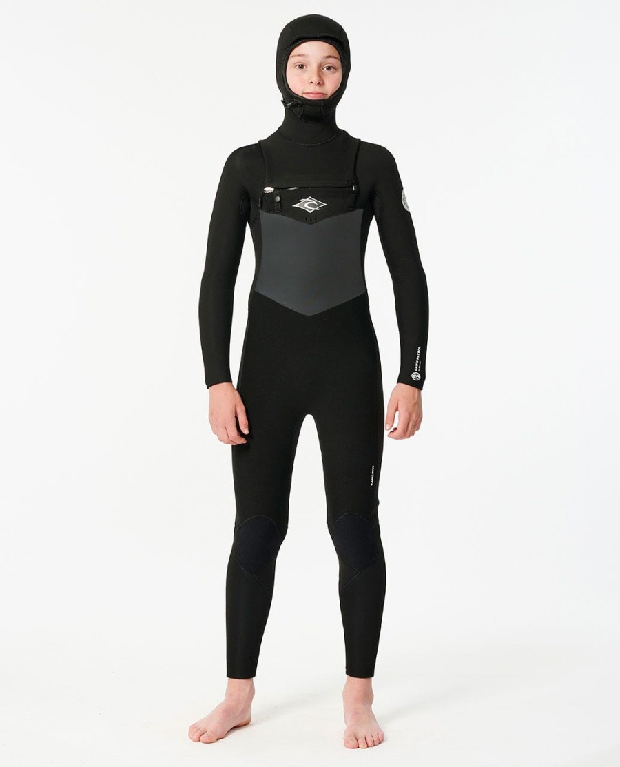 junior dawn patrol 54 chest zip fullsuit mokry kombinezon z zamkiem błyskawicznym
