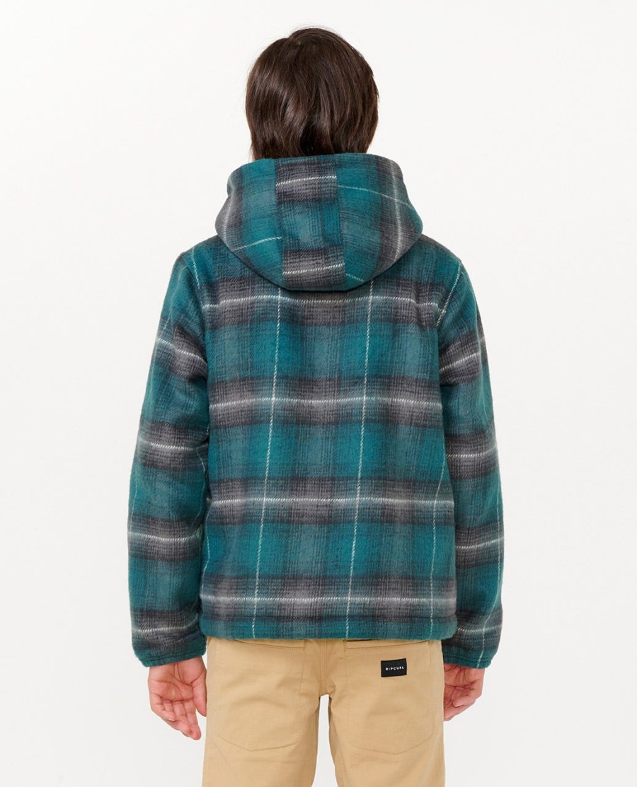 kurtka surf check – chłopcy 8–16 lat