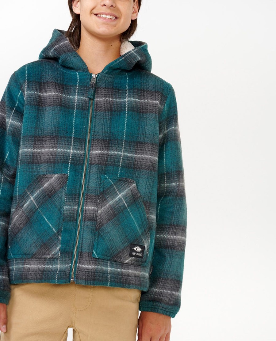 kurtka surf check – chłopcy 8–16 lat