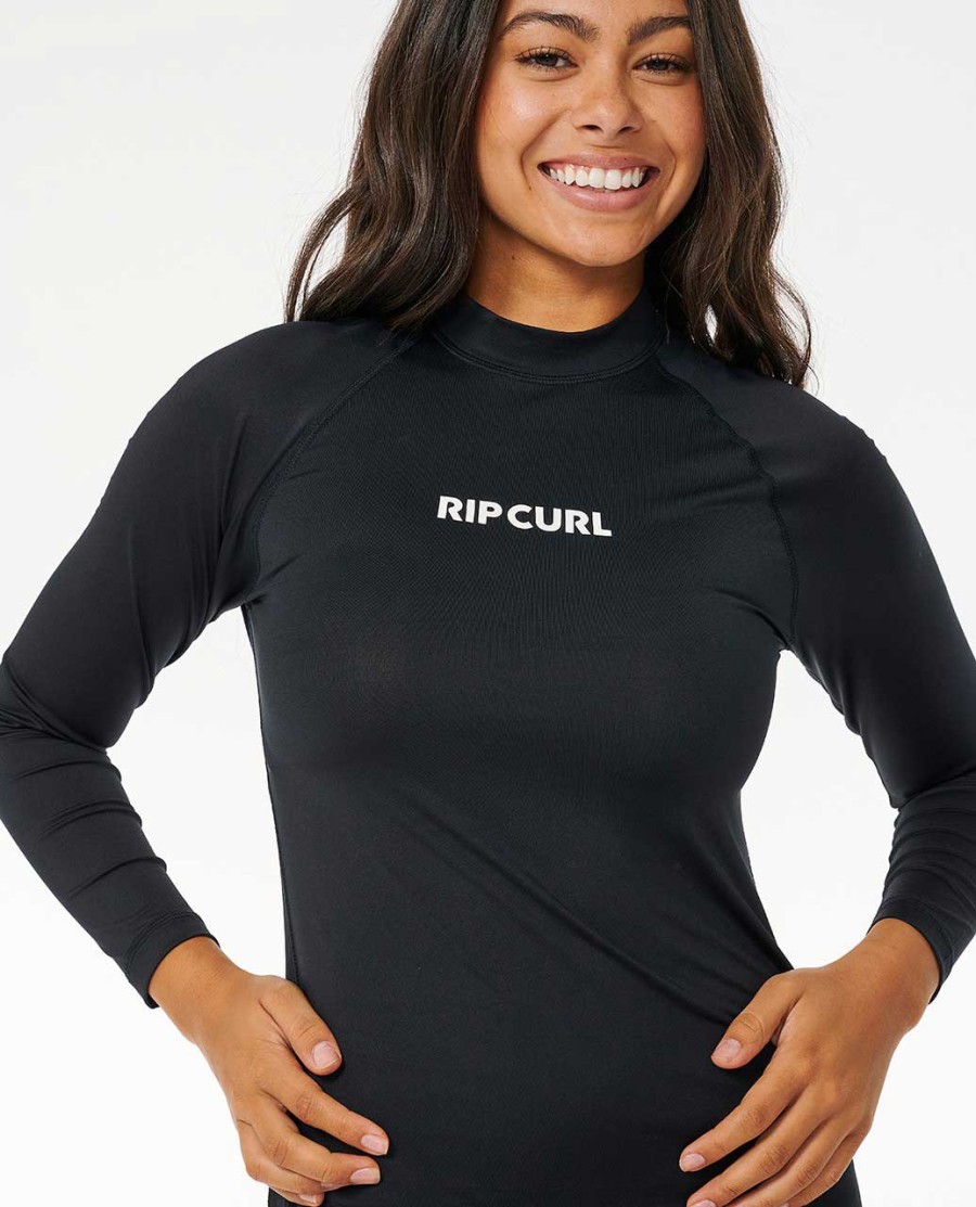 klasyczny surfingowy rashguard z długim rękawem uv