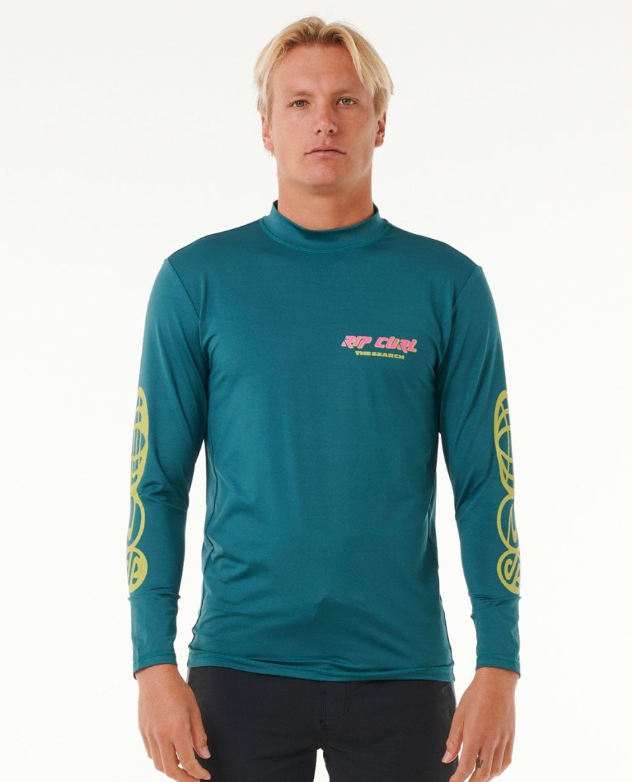 koszulka typu rash vest z długim rękawem quest lockup uv