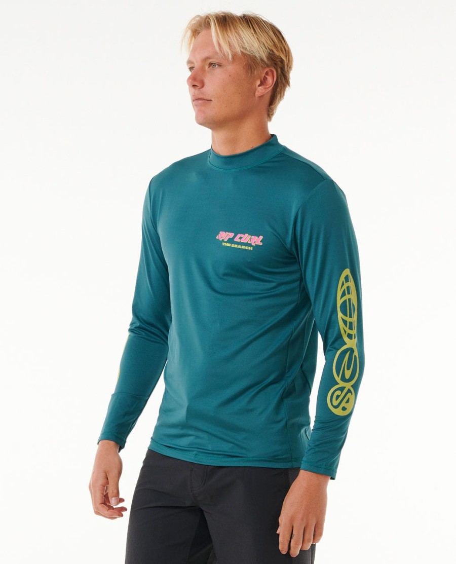 koszulka typu rash vest z długim rękawem quest lockup uv
