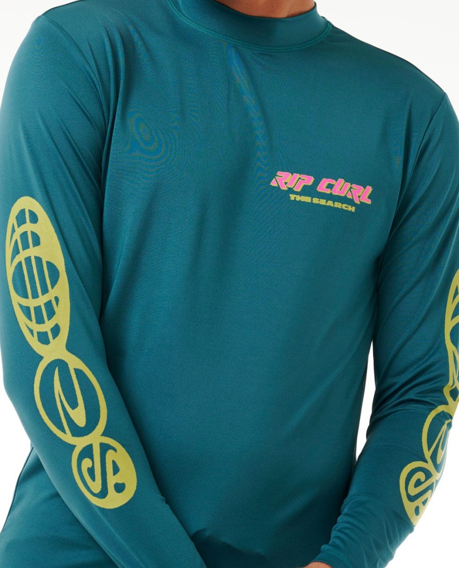 koszulka typu rash vest z długim rękawem quest lockup uv