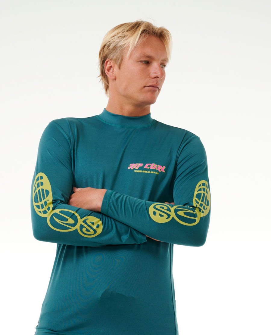 koszulka typu rash vest z długim rękawem quest lockup uv