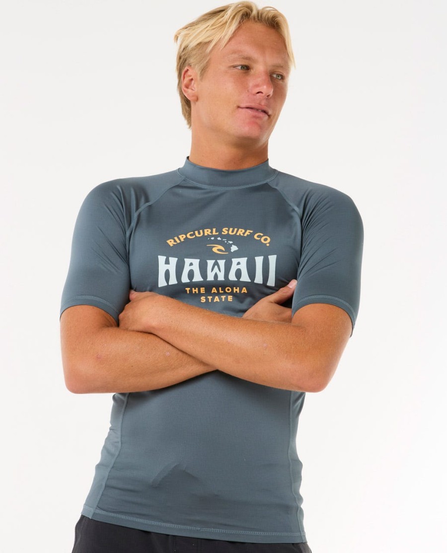 koszulka ochronna z krótkim rękawem hawaii upf performance