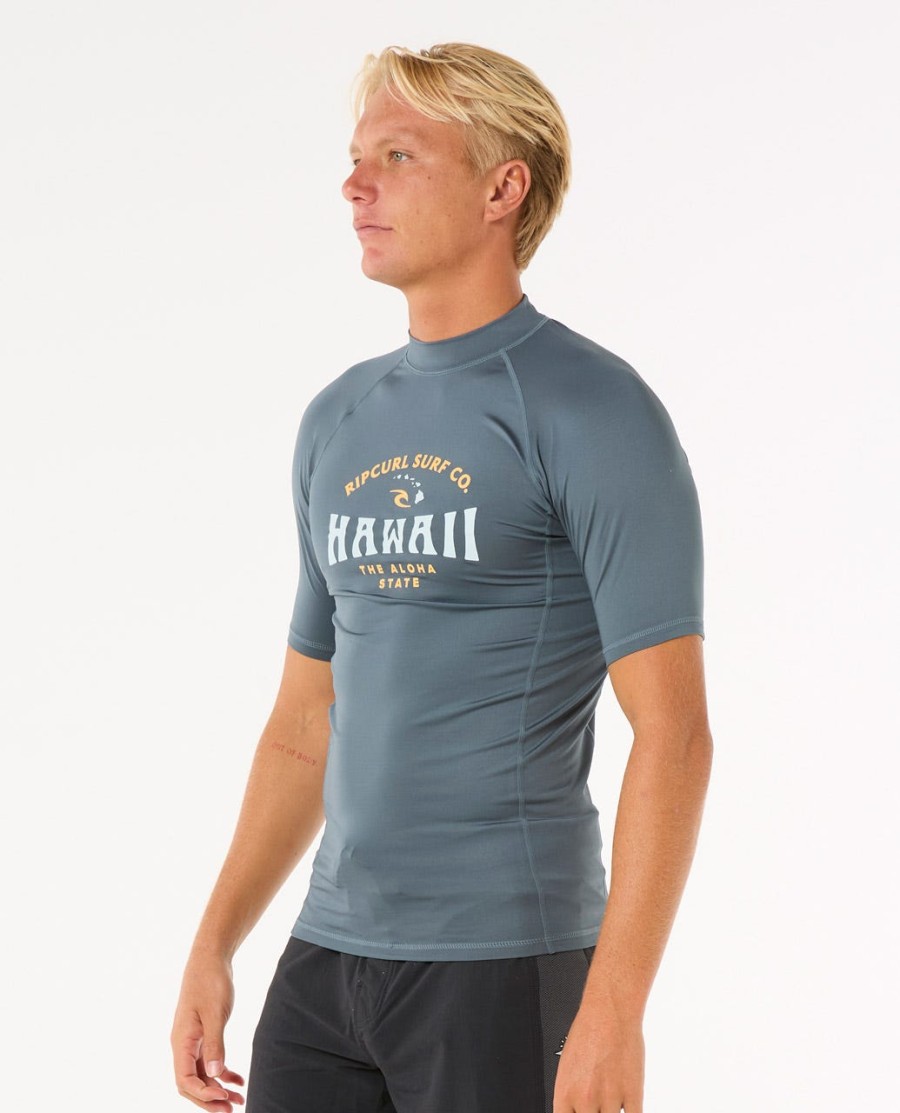 koszulka ochronna z krótkim rękawem hawaii upf performance