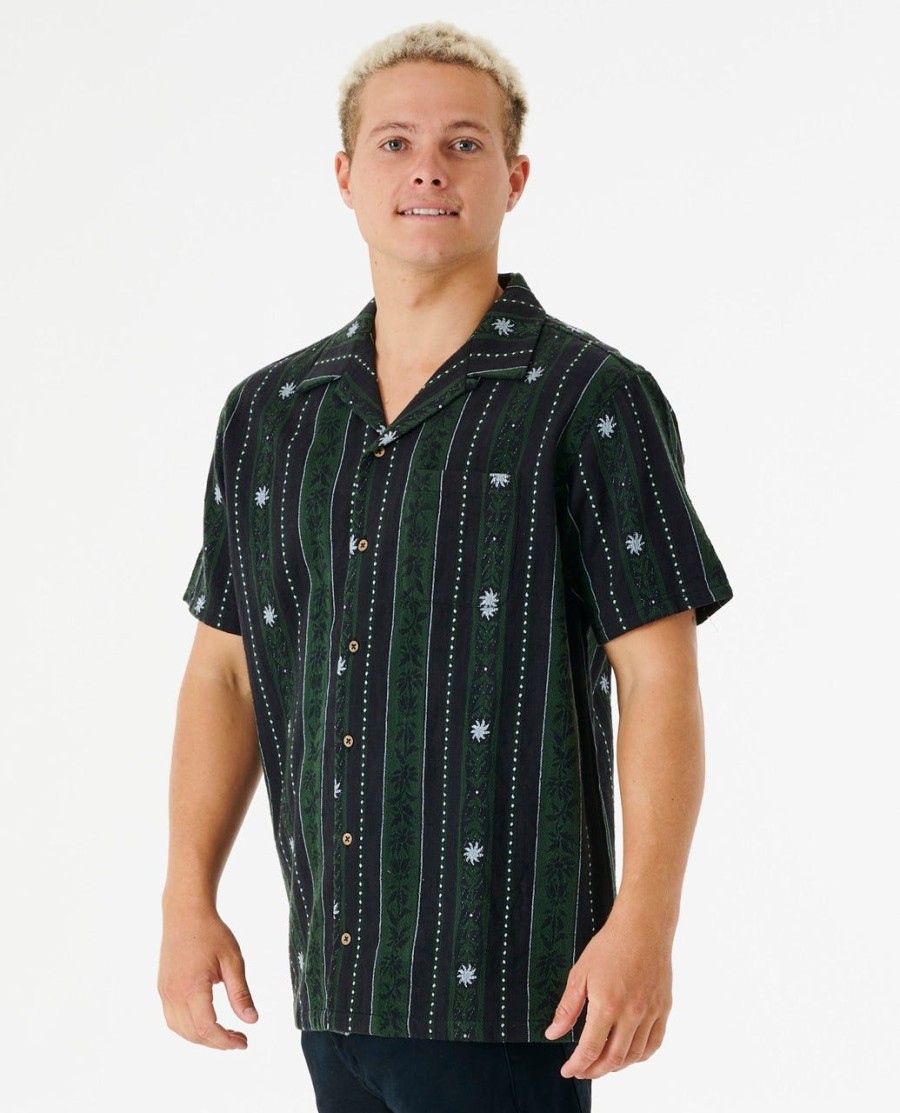 koszula z krótkim rękawem topanga vert stripe