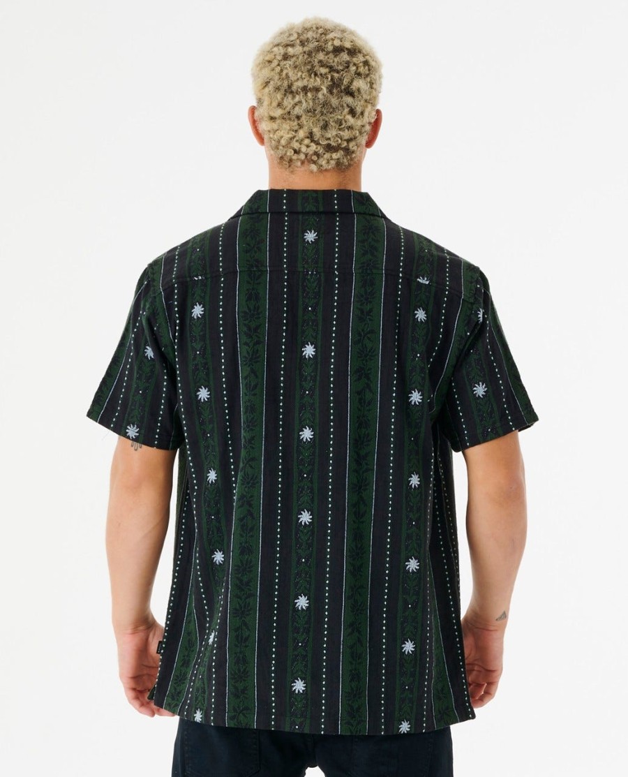 koszula z krótkim rękawem topanga vert stripe