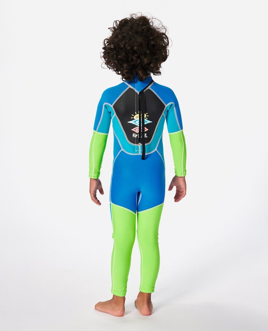 groms omega back zip easy onoff mokry kombinezon